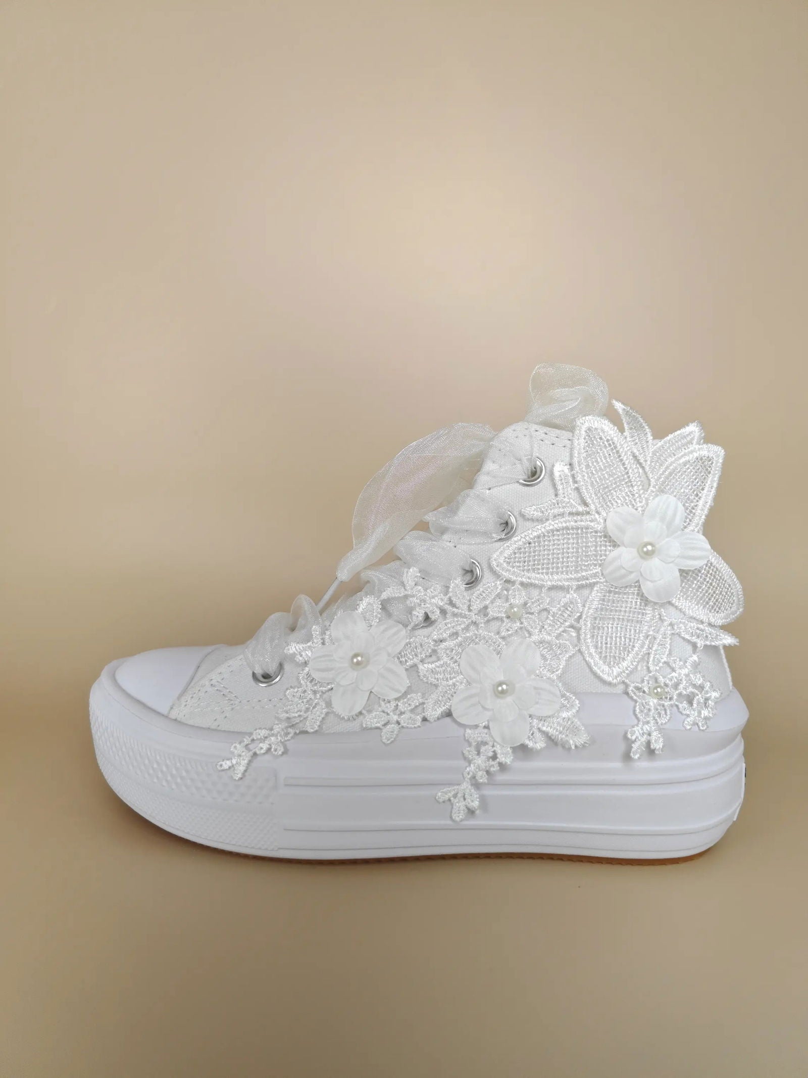 Blooming Elegance Bridal Sneakers - My Store