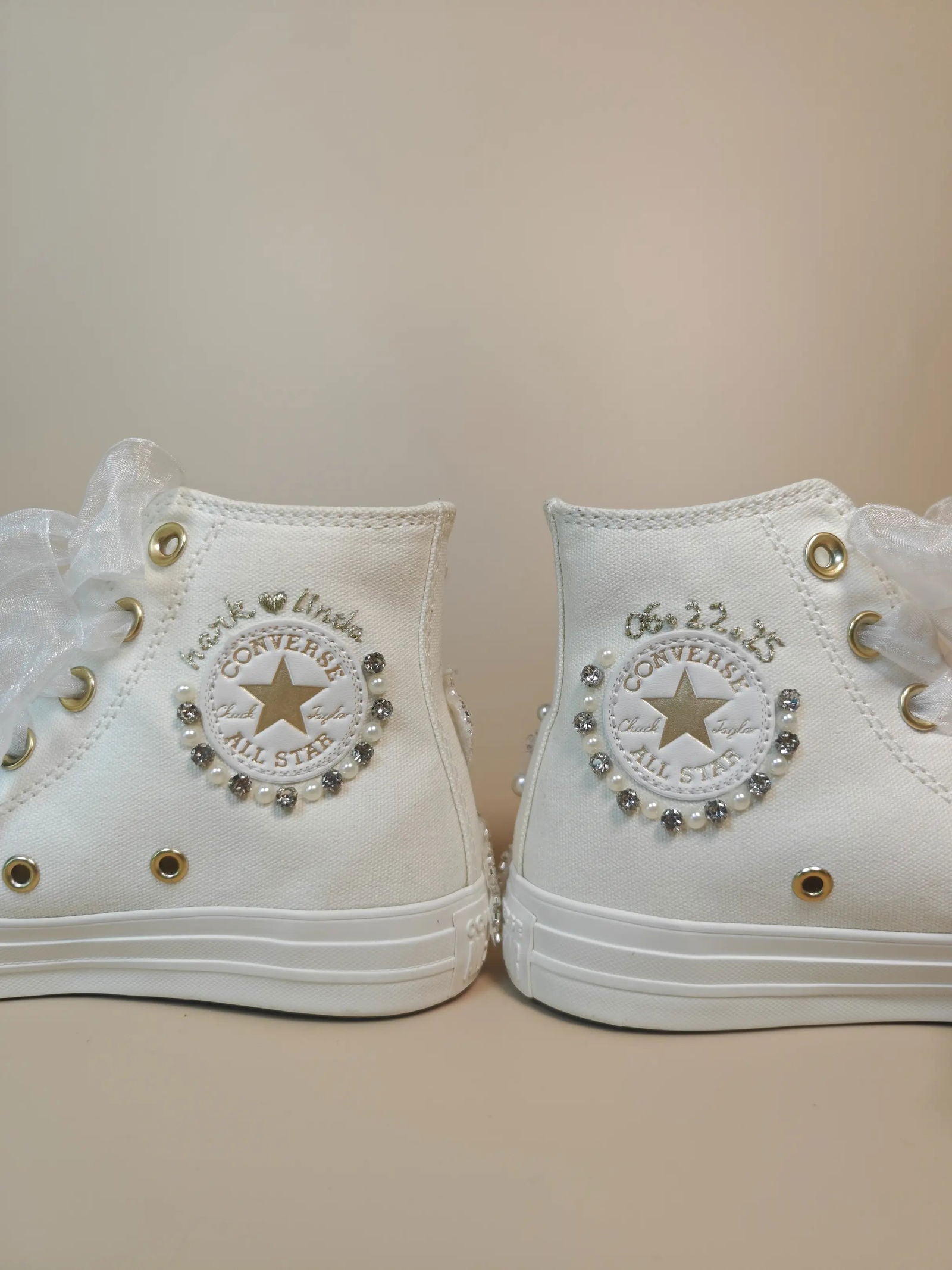 Sequin Blossom High-Top Sneakers - My Store